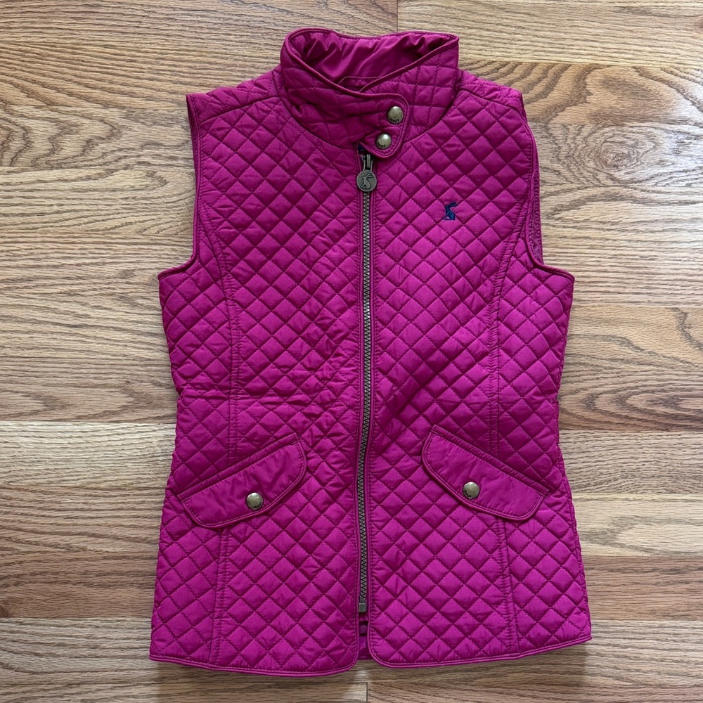 Joules Lined Pink Riding Vest